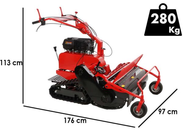 Blue Bird FM860 - Trinciaerba professionale a martelli - Loncin G420F