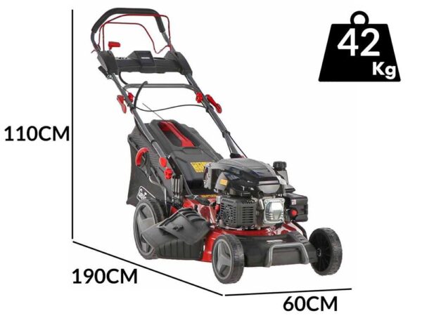 Geotech PRO S53-225 BMSGW ES - Tagliaerba trazionato 4in1 - Avviamento elettrico