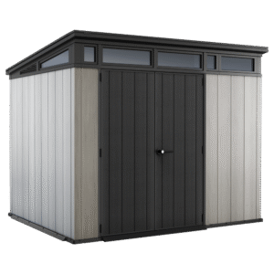 Keter Artisan grigio - Casetta da giardino - Con porta doppia anta - 277x218x226 cm