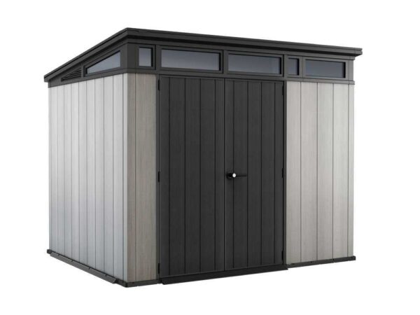 Keter Artisan grigio - Casetta da giardino - Con porta doppia anta - 277x218x226 cm