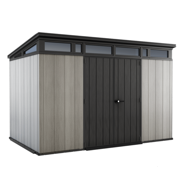Keter Artisan grigio - Casetta da giardino - Con porta doppia anta - 342x218x226 cm
