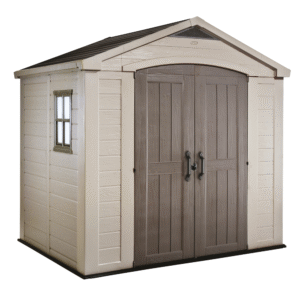 Keter Factor beige - Casetta da giardino - Con finestra laterale - 256.5x182x243 cm