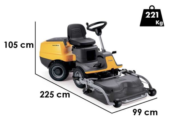 Stiga Park 300 LC - Trattorino con taglio frontale con cambio idrostatico - Front Mower